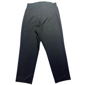 H&M Mama Maternity Cropped Pants Stretch Black XL Fits‎ 38" Boho